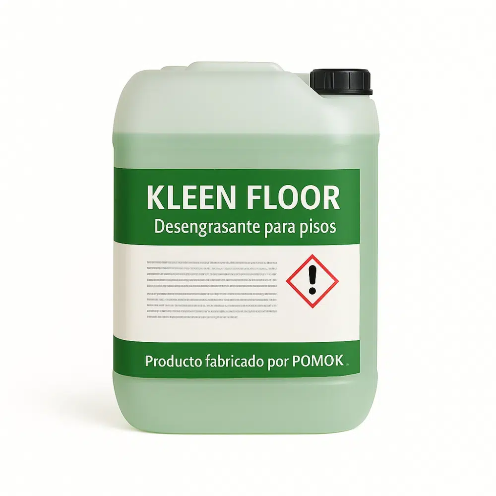 Desengrasante para Pisos: Concentrado y Biodegradable KLEEN FLOOR en presentación industrial de gran volumen