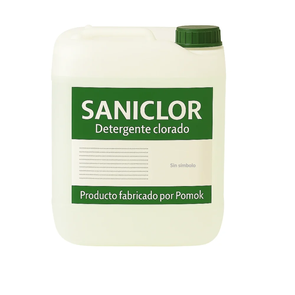 Detergente alcalino clorado en presentación de 20 litros SANICLOR