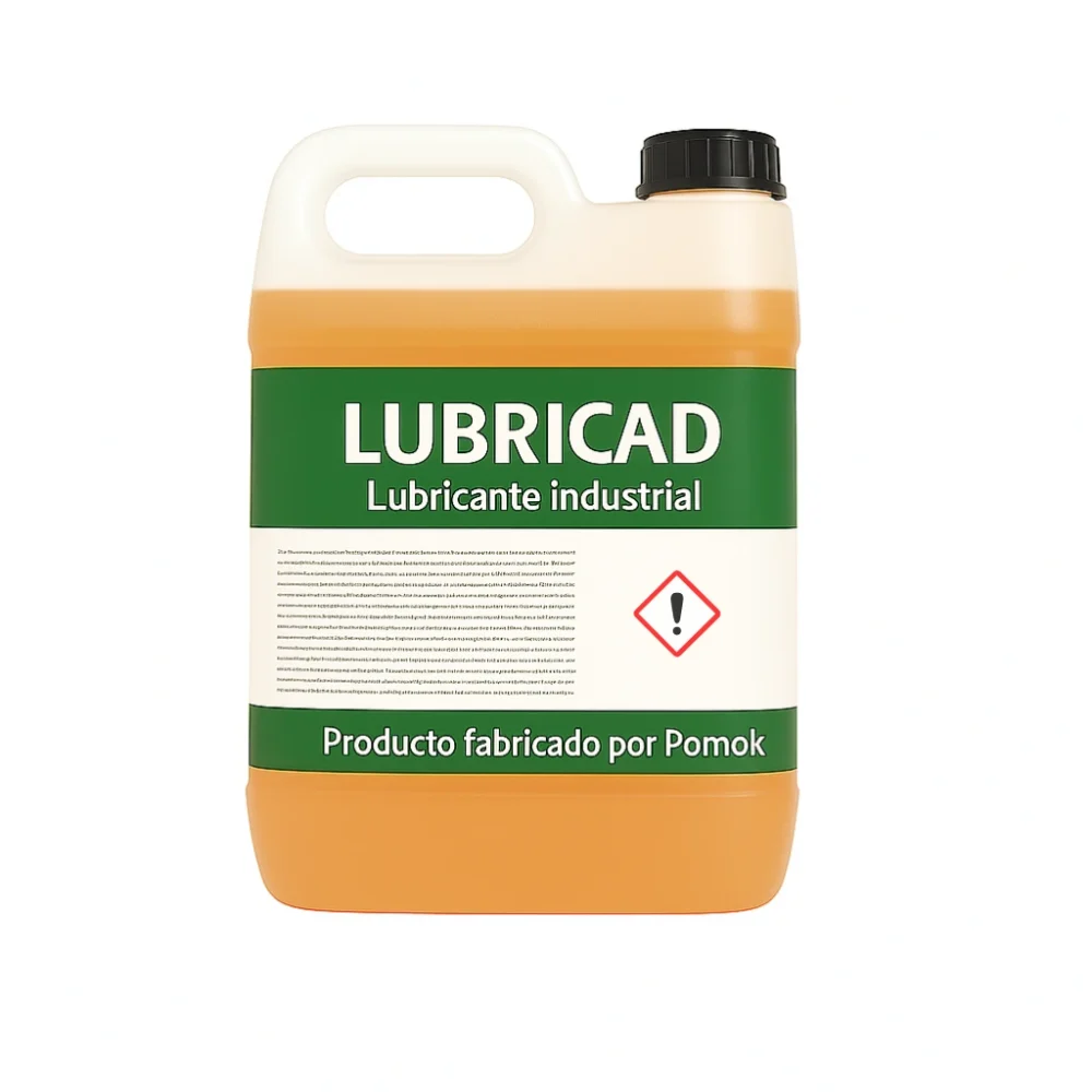 Envase de LUBRICAD, Lubricante para máquinas industriales base grafito fabricado por Pomok.