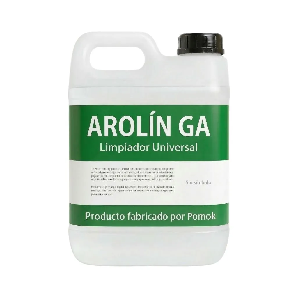 Arolín GA Limpiador Multiusos para Industria Alimenticia en envase industrial fabricado por Pomok